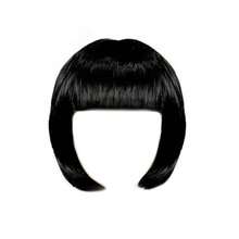 Short Straight Synthetic Wig With Bangs, Suitable For Beginners, Heat Resistant, Applicable For Halloween, Costume Parties, Music Festivals