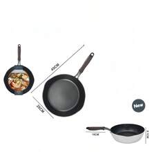 Frigideira antiaderente, adequada para cozinhar ovos, bifes, sem fumaça