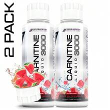 S38,Cutler Nutrition Carnitine 3000 Liquid – 2-Pack Energy & Workout Recovery Supplement - 酸西瓜 - 查看 4