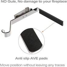 Stocking Holders Set Of 6, Stocking Holders Mantle Set Of 6, Fireplace Stocking Hangers 6 Pac Stocking Stand, Farmhouse Rustic Xmas Decorations Home Indoor