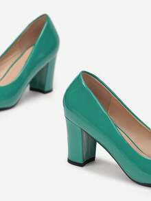 Elegant Pointed Toe Pumps Women Spring Summer Autumn Winter Work/Office Evening/Party - Green - View 5
