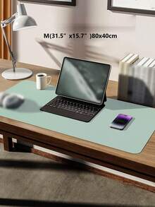 2025 Weihnachtsdekorationen Leder Schreibtischunterlage, Mauspad, Nicht-Computer-Matte für den Schreibtisch, PU-Leder Büroschreibtischunterlage für Zuhause & Büro, Laptop Schreibtischauflage für Tastatur und Maus (Dicke 1mm)