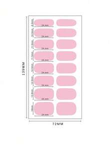 1 pezzo Adesivi per unghie a copertura totale con motivi natalizi di fiocchi di neve, alberi di Natale, cervi, colori sfumati e strisce glitterate, adatti per arte di unghie fai-da-te per donne