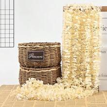 10pcs 100cm/39inch Artificial Silk Wisteria Flower Vines Hanging Rattan Flowers Wedding Home Decoration, Valentine Day, Gift Gifts Birthday Graduation