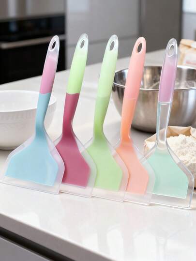 [Xẻng silicon chịu nhiệt] Xẻng silicon đa năng - Chống dính, chịu nhiệt, thích hợp để nấu ăn, khuấy và nướng - Hoàn hảo cho bánh kếp, bít tết và trứng, nướng