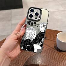 Funda para teléfono con Keisuke Baji de Tokyo Revengers, compatible con modelos de  16, 15, 14, 13, 12, 11 Pro Max, X, XR, XS Max, 8 y 7 Plus - Cubierta trasera mate resistente a los golpes - Color mezclado 1 - Ver 3