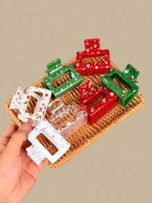 2/3/4/7 buc 2025 agrafe de păr drăguțe de Crăciun pentru fete, adorabile cu Moș Crăciun, reni, clopoței și oameni de zăpadă, potrivite pentru ținuta zilnică a fetelor, petrecerea de ziua de naștere, călătoriile, ținuta de festival sau cadoul de Crăciun pentru iubite