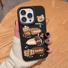 Funda protectora suave de alta calidad con orificios grandes, compatible con los modelos phone 17, 16, 15, 14, 13, 12 y 11 Plus Pro. Disponible en negro clásico, morado, gris y blanco. Ideal para Halloween y Acción de Gracias. - Blanco - Ver 5