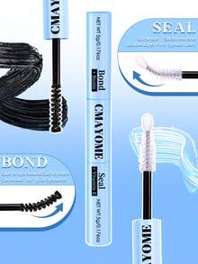 584/616 件 10D-150D（584/616 睫毛套装）假睫毛延长套装，含胶水和镊子 - 6 种长度（10-12 毫米、13-15 毫米、16-18 毫米），防过敏自然浓密睫毛，可重复使用 DIY/适用于敏感米色、假睫毛、按压睫毛 - 黑色 - 查看 14