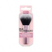 Mini Multitask Makeup Brush For Blush Bronzer And Powder Face Brush With Custom Cut Synthetic Bristles For Loose And Pressed Powder Travel Sized Vegan And CrueltyFree 1 Count Halloween Festival Party Cosplay, Travel, Travel Essential, Valentine's Day, Cheap, Travel Makeup Brush, Gifts For Women, Makeup Artist, Professional Complete Makeup Kit - Multicoloured - View 3