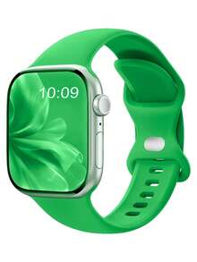 时尚运动硅胶表带，兼容 Series 11 10 9 8 7 6 SE SE2 SE3 Ultra 2 3 38mm 40mm 41mm 42mm 44mm 45mm 46mm 49mm，男女款优雅透气柔软腕带，轻巧舒适的替换表带，适合健身房跑步锻炼，耐用防汗日常表带，送给家人朋友的礼物 - 44/45/46/49/42mm(Series 3 2 1) - 查看 24