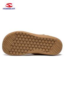 Sapatos Barefoot HOBIBEAR para Adolescentes, Meninos e Meninas, Caixa de Biqueira Larga, Sapatos Confortáveis para Caminhada, Fechamento com , Sola de Borracha, Antiderrapante, Respirável, Fácil de Calçar/Descalçar, Adequado para Todas as Estações, Sapatos Escolares