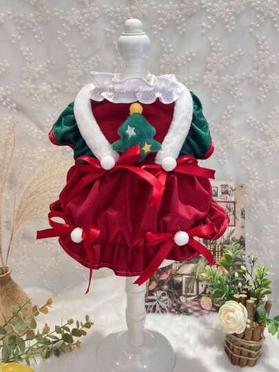 Vestito invernale/autunnale in velluto per cani di piccola taglia, come barboncini, adatto per l'autunno e la primavera