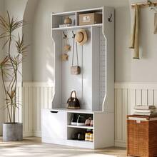 Clothing & Closet Storage Set - White + Particle Board - View 5