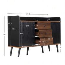 Storage Cabinets - Black - View 8