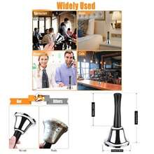 2 Pack Hand Bell, Silver Steel Bell, Ringing Bell With Handle, Dinner Bells Inside Classroom Bell, Food Line, Alarm, Jingles, Ringing Silver