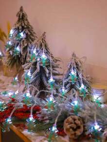 1pc Acrylic Painted Christmas Tree String Lights, Suitable For Christmas, Halloween, Party, Holiday, Gift, Home Decor, Bedroom Decor, Room Decor, Party Decor, Wall Decor, Birthday Decor, Garden Decor, Festival Decor