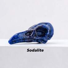 1pc Unique Marbling Patterns & Pocket-Sized Home/Office/Jewelry Decoration Gift, Skull Decoration, Office Ornament, Artistic Sculpture, Artisan Carving, Miniature Sculpture, Home Stylists Halloween Gift