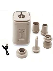 RAF 便携式真空泵，适用于衣物、床垫等，迷你电动气泵，无线气泵，露营必备，便携式无线空气压缩机，充气/放气泵，适用于充气垫、气垫床、充气船、游泳圈等。