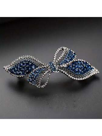 水钻蝴蝶结装饰发夹，皇家情人节爪夹，蝴蝶结，可爱，派对造型