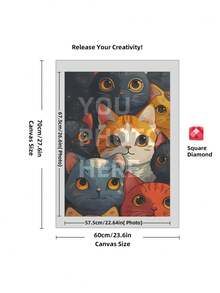 5D Custom Diamond Painting Kits, DIY Personalized Diamond Art Photo With Your Own Pictures, Customised Diamond Painting Kits Full Drill For Adults, Dog, Friends, Loves, Perfect For Room Decor.Custom Personalized 5D DIY Diamond Art Painting Kit, Custom Home Decor Diamond Art Painting, Unique Thanksgiving Valentine'S Day Gift - Multicolor - View 51