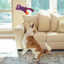 Outward Hound By Nina Ottosson Stuff N' Snuffle Plush Snuffle Ball Dog Puzzle, Lion, Multicolored - Silly Legz 長頸鹿 - 查看 5