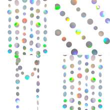 Holographic Paper Garland Shiny Iridescent Circle Dots Party Streamer Banner Backdrop Hanging Decorations 20 Feet In Total# DOUYYY