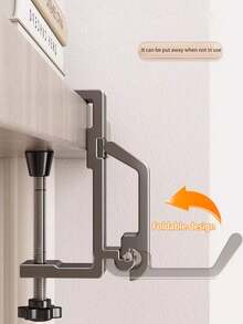 1 Piece Of Foldable And Adjustable Desk-Side Hook, No Drilling Required, No Sticking Needed, Easy To Install, Foldable And Durable, Multi-Functional Hook, Suitable For Classrooms, Desk Organizers, Home Storage, Office Desk Accessories, Desktop Storage Boxes, Student Stationery, School And Office Supplies, Desktop Storage Boxes, Office Decoration, Valentine's Day Decoration