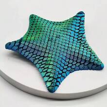 3D 打印海星减压玩具和缓解焦虑挤压玩具 - 铰接关节、感官减压玩具、海洋爱好者的收藏礼物（粉色、蓝色、黑色、青色、紫色）- 有多种颜色可选，完美的万圣节、圣诞节和生日礼物 - 彩色 - 查看 10