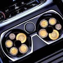 Organizador de Monedas para Auto, Dispensador de Monedas con Medidor, Soporte para Peso Mexicano