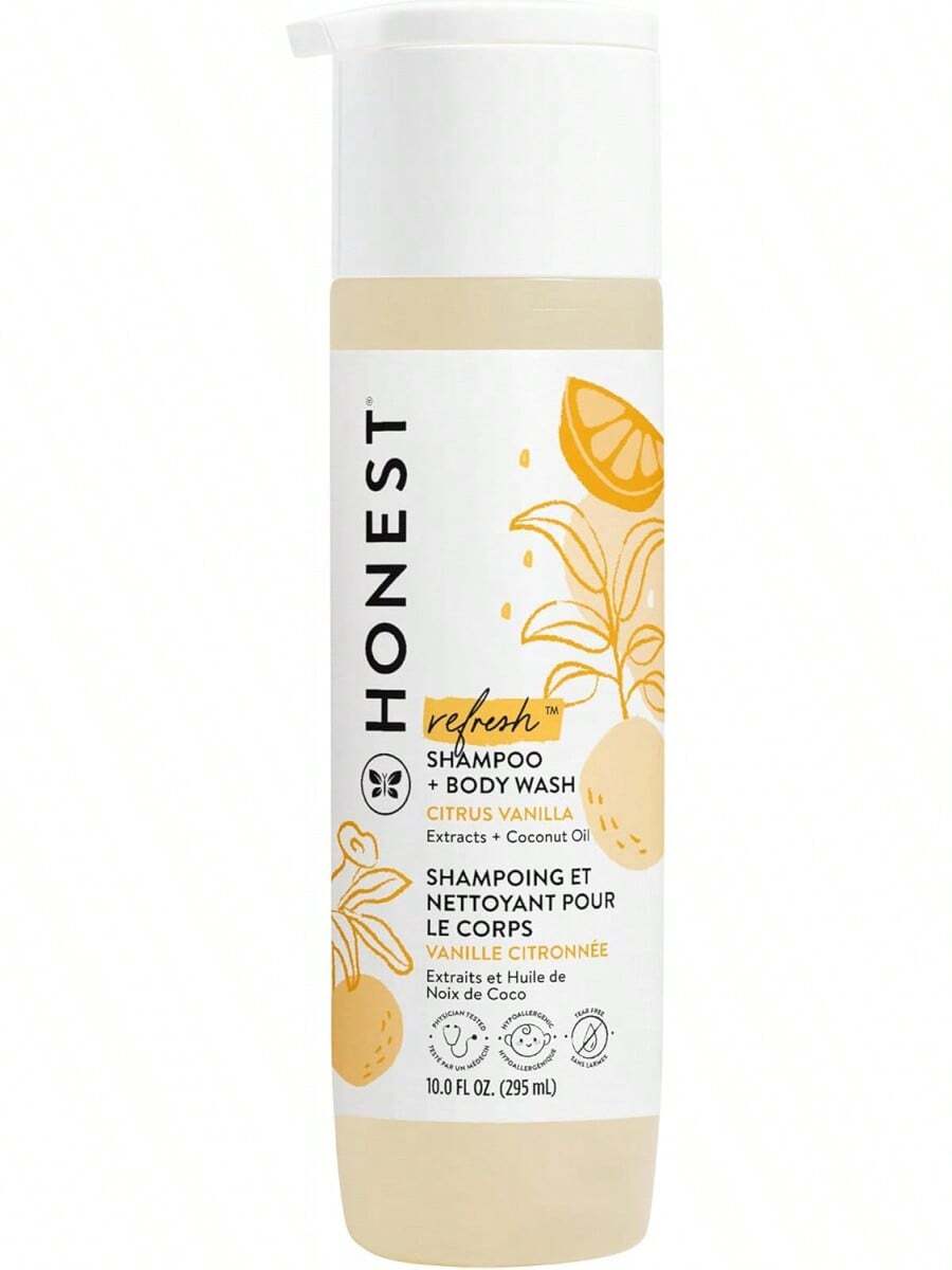 Champú y Gel de Ducha Honest, Perfectamente Suave Naranja Dulce y Vainilla, 10 Onzas - Lavanda de ensueño - Ver 1