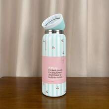 32oz Straw Insulated Water Bottle Double-Layer Stainless Steel Vacuum Thermal Mug For Sport And Trave - cuộc chiến vui tươi-32oz - Xem 2