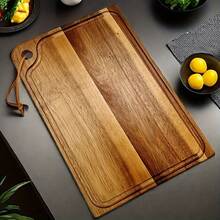 A Wooden Cutting Board, Specifically Designed For Chefs, Suitable For Cutting Meat, Cheese, Bread, Vegetables, And Fruits. It Is Also Used As A Cutting Board For Family Dormitories, Kitchen Tools, And Gifts For Mothers