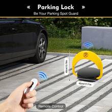 Automatic Parking Lock Car Park Driveway Guard Space Barrier Lock With 2x Remote - 1 - View 4