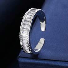 1pc Luxury Boutique Design Double Row Ring Jewelry - Ring - View 6