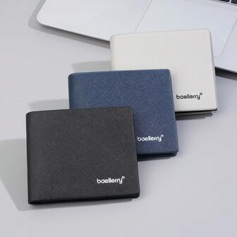 2025新款男士短款复古真皮钱包，RFID防盗刷多功能拉链卡包，可装身份证件、零钱包，跨境复古迷你旅行钱包，男士卡包零钱包