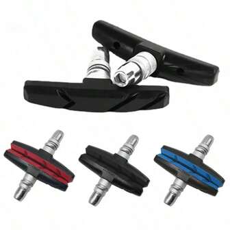 Durable Bicycle Silent Brake Pads Cycling V Brake Holder Pads Shoes Blocks Rubber Pad For Long-Lasting Performance Good