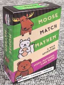 Taco Madness & Avalanche Llama Matching Game - Family Fun Card Game, Paper Material, Includes Casual Entertainment Game Cards, 2-8 Players, 10 Minutes Per Round, "Llama Madness" Adventure Board Game, Featuring Cheese Pizza Theme, Fast-Paced Matching Game, Suitable For Family Game Nights, Vibrant Colors, Entertaining Tabletop Game | Vivid Card Design | Colorful Deck - Color - View 13