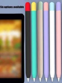 2pcs Compatible Apple Pencil Pro/Apple Pencil 2 Silicone Protective Case/Sleeve (Includes 2 Sleeves) - Multicolor - View 4