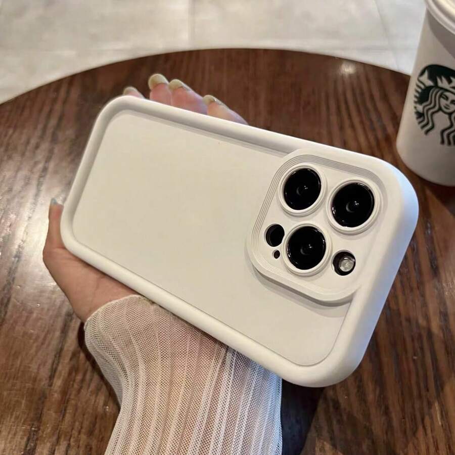 Anti-Fall Silicone Case - White - View 1