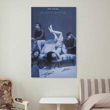 1 pièce Affiche sur canevas Maria Submarine, cadeau idéal pour la chambre, le salon, le couloir, décoration murale, convient pour le printemps, l'été, l'automne, l'hiver, décoration de la pièce, sans cadre - Multicolore - Voir 6