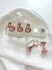 亚克力极光彩虹色矩形钻石形状美甲展示架，树脂水晶珠水钻复古韩国花朵激光 DIY 家居和户外女士母亲姐妹妻子女友婚礼美甲沙龙美容情人节使用