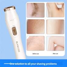 3-In-1 Electric Shaver, Suitable For Women, Wet & Dry Use, For Eyebrows, Face, Legs, Underarms, Portable Bikini Trimmer - Rechargeable Cordless Design, Gentle Shaving - View 6