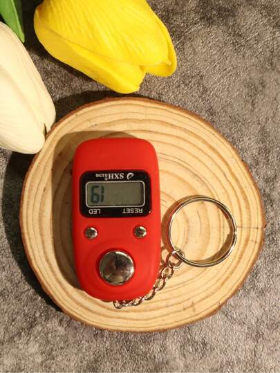 1个/5个/10个装手持式手动按钮计数器，迷你便携戒指计数器，拇指点击计数器，适用于学习、运动及其他计数活动，数字手指计数器，戒指计数器，念珠计数器，小指佩戴式计数器，电子戒指计数器，中东阿拉伯语，便捷数字戒指计数器，减压手压计数器，祈祷，LED计数器，运动，瑜伽，计数，戒指计数器