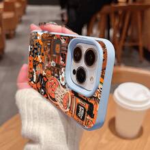 Funda protectora de alta calidad con orificios grandes y resistente a golpes, compatible con los modelos 17, 16, 15, 14, 13, 12 y 11 Plus Pro. Colores: negro clásico, morado, gris y blanco. Funda suave. Ideal para Halloween y Acción de Gracias. QY84. Resistente a golpes. ¡Perfecta para las fiestas! - Blanco - Ver 6