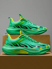 Men's Running Shoes, Marathon Road Running Shoes, Wear-Resistant Cushioned Sole, Breathable Lightweight Design, Comfortable Sports, Suitable For Outdoor Hiking, Running Training, Multi-Purpose Sports Shoes