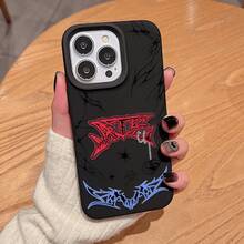 Teléfono de alta calidad a prueba de golpes con orificios grandes, modelos adecuados 17, 16, 15, 14, 13, 12, 11 Plus Pro, clásico negro/púrpura/gris/blanco, cubierta protectora suave, Halloween y Acción de Gracias. QY73, a prueba de golpes, - Blanco - Ver 7