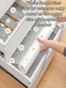 Kitchen Cabinets Are Equipped With 1 Roll Of Camellia Rack Padding, Non Adhesive Drawer Padding, Anti Slip Refrigerator Padding, EVA Waterproof Refrigerator Padding, Cabinet Padding, And Simple Dining Mats. Storage, Kitchen Utensils, Kitchen Supplies, Room Decoration, Home Decoration.