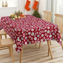 1 copo de nieve, letra colorida, estrella, rectangular, de poliéster duradero, ideal para el hogar, la cocina, el jardín, fiestas, bodas, restaurantes y banquetes, decoración para bodas y Navidad.