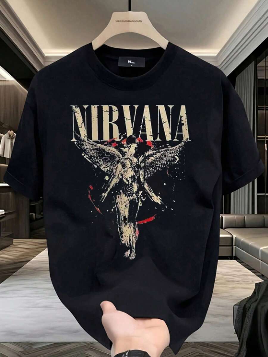 playera de hombre playeras de hombre camisas de hombre para hombre casuales tops deportiva de hombre casual sudadera disfraz - Negro - Ver 1